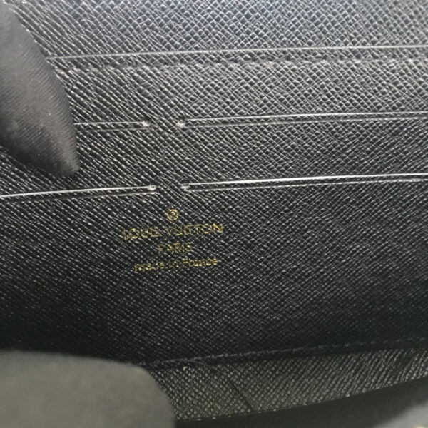 LOUIS VUITTON ZIPPY AROUND WALLET BLACK M80323 - Image 6