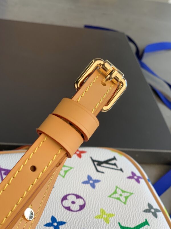 LOUIS VUITTON MULTICOLOUR RIFT SHOULDER POCHETTE WHITE 16CM - Image 2