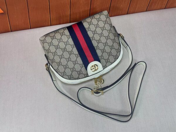 GUCCI OPHIDIA GG SMALL SHOULDER BAG BEIGE 23.5CM 499621 K05NB 9794 - Image 7