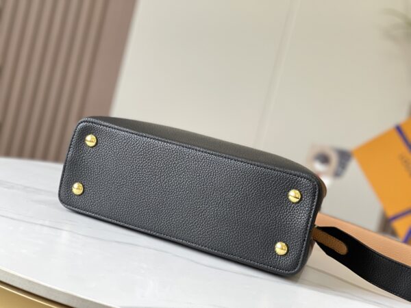 LOUIS VUITTON CAPUCINES BB BLACK ARIZONA 27CM M59466 - Image 10