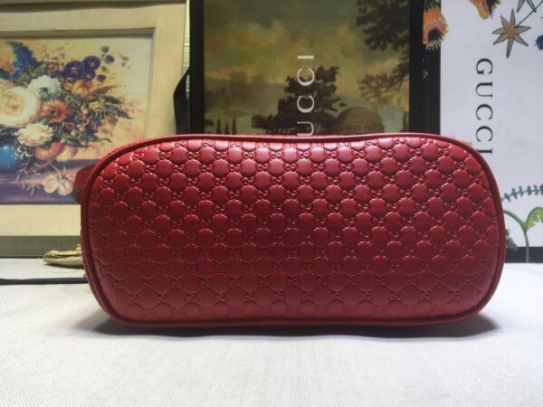 GUCCI GG DOME SATCHEL SHOULDER BAG RED 24CM 449654 BMJ1G 6420 - Image 4