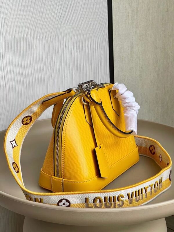 LOUIS VUITTON ALMA BB 23CM YELLOW M59358 - Image 5