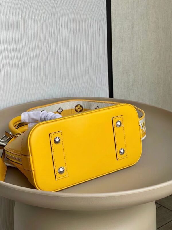 LOUIS VUITTON ALMA BB 23CM YELLOW M59358 - Image 8