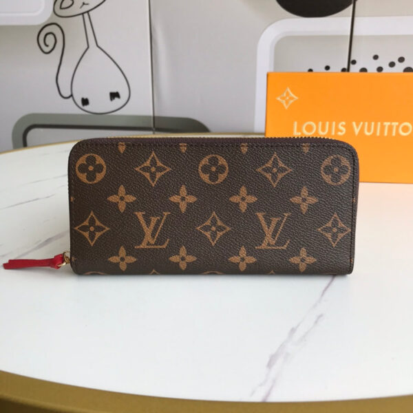 LOUIS VUITTON CLÉMENCE WALLET FUCHSIA M60742 - Image 6