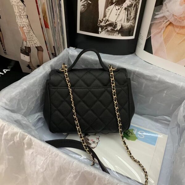 CHANEL MINI BUSINESS AFFINITY BLACK 19CM - Image 6