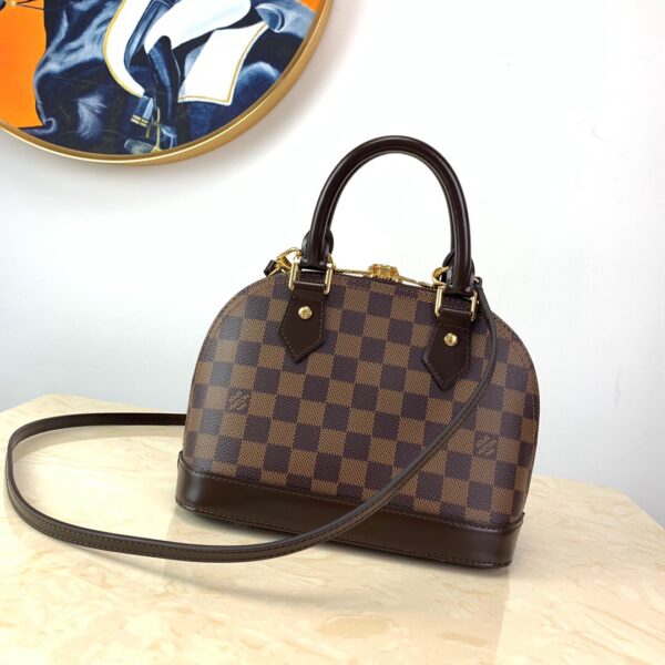 LOUIS VUITTON ALMA BB DAMIER EBENE 23CM N41221 - Image 4
