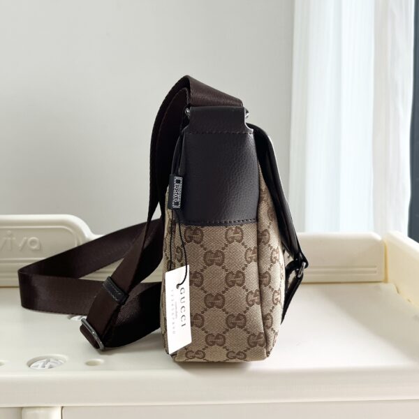 GUCCI MONOGRAM GG BUM BAG BELT POUCH WAIST BAG BEIGE - Image 9