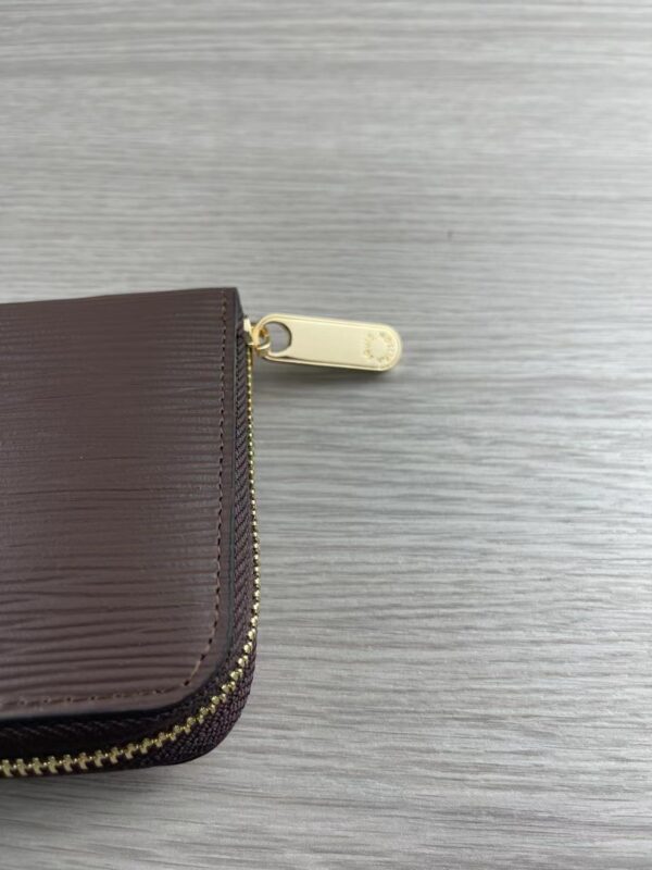 LOUIS VUITTON ZIPPY WALLET DARK BROWN M60017 - Image 6