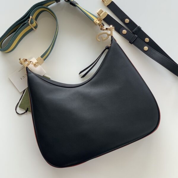 GUCCI GG ATTACHE LARGRE SHOULDER BAG IN BLACK 35CM 699409 UXWBG 1037 - Image 5