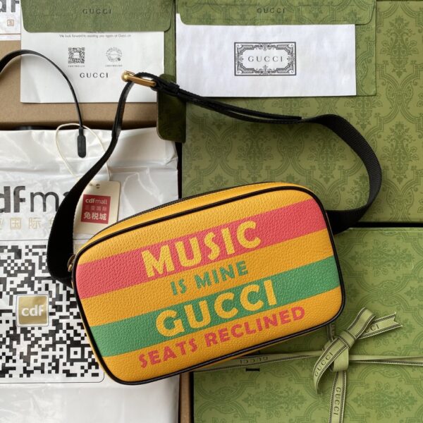 GUCCI BELT BAG IN YELLOW 24CM 602695ULMBT7670 - Image 2