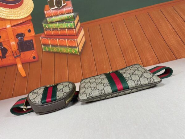GUCCI OPHIDIA MULTIPURPOSE BELT BEIGE 12CM 698805 96IWG 8745 - Image 2