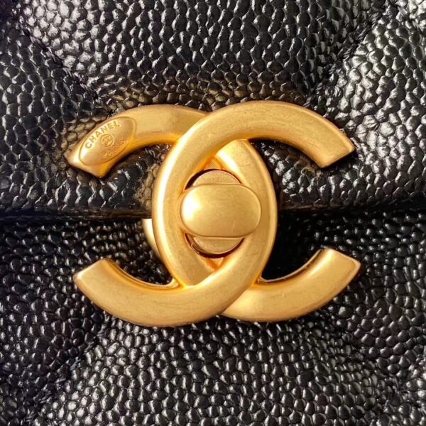 CHANEL BACKPACK BLACK AS3108 - Image 9
