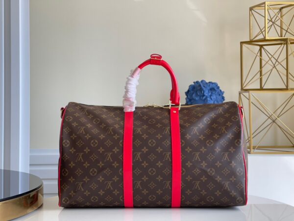LOUIS VUITTON KEEPALL BANDOULIÈRE 50 RED M44740 - Image 3