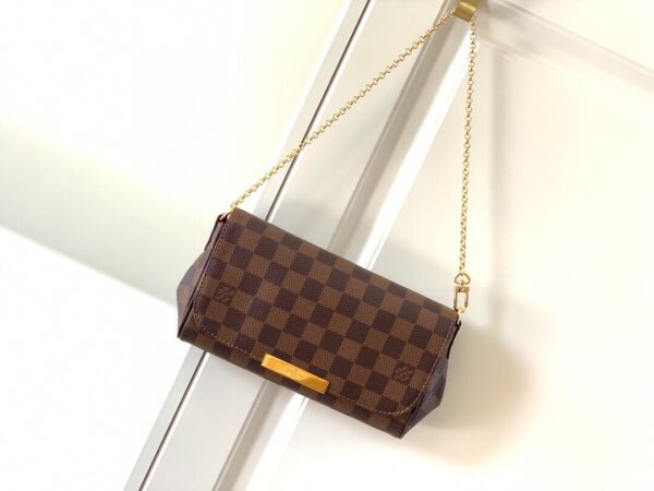 LOUIS VUITTON FÉLICIE POCHETTE DAMIER AZUR 21CM N41129 - Image 2