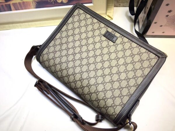 GUCCI GG SUPREME MESSENGER BAG BEIGE 33CM 449171 KY9KN 9886 - Image 9