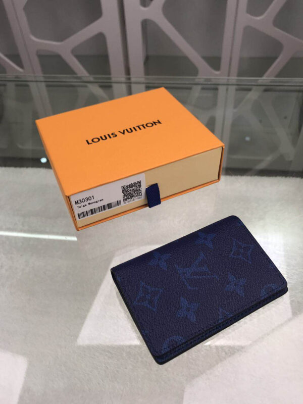 Louis Vuitton Pocket Organiser Navy Blue M30301 - Image 4