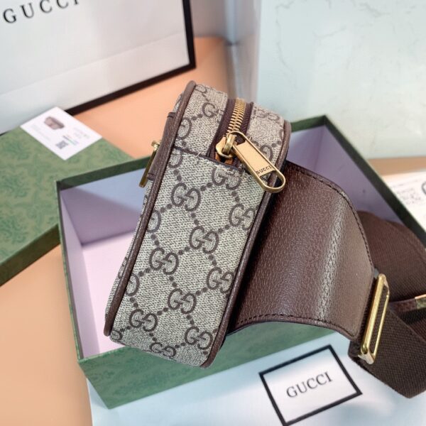 GUCCI GG OPHIDIA BELT BROWN BAG 24CM 574796 97SIT 8747 - Image 8
