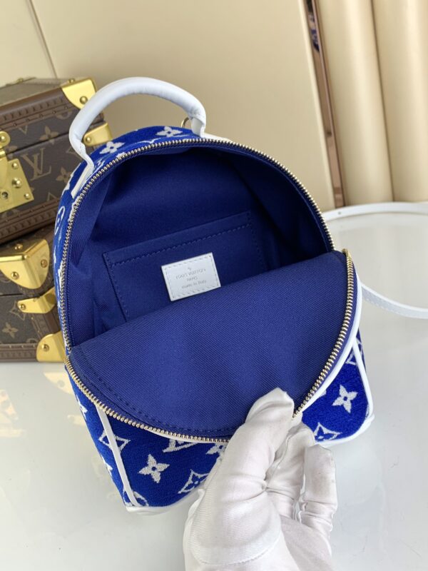LOUIS VUITTON PALM SPRINGS MINI BACKPACK 22CM BLUE M46207 - Image 8
