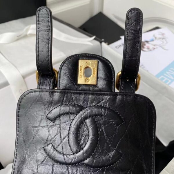 CHANEL CROSSBODY BAG BLACK AS2695 - Image 9