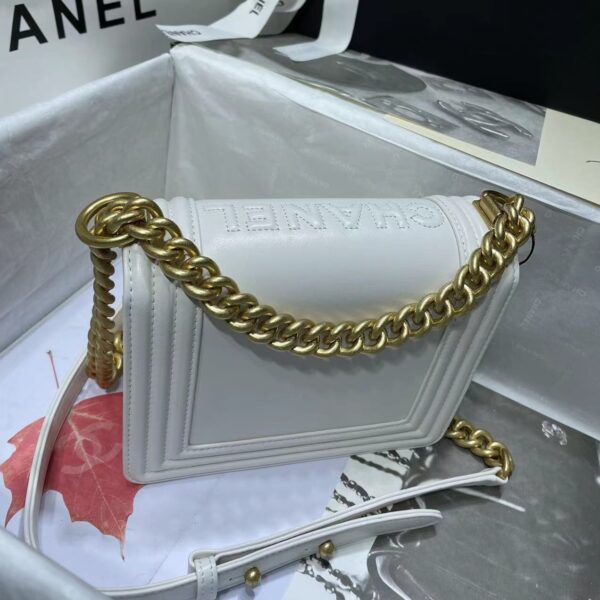 CHANEL MINI LEBOY WHITE AS3018 - Image 9