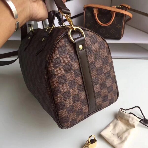 LOUIS VUITTON SPEEDY BANDOULIÈRE 25 DAMIER EBENE N41368 - Image 2