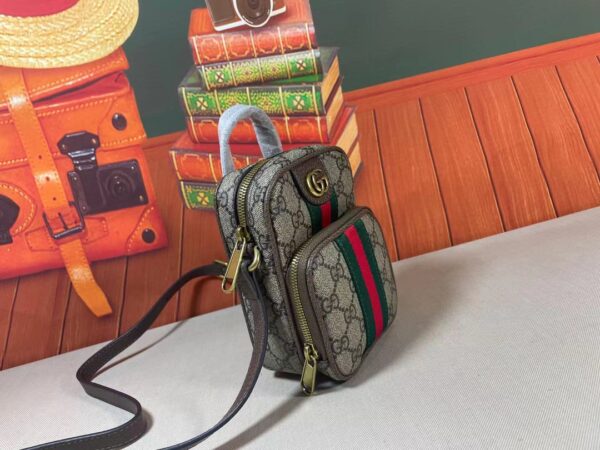 GUCCI OPHIDIA GG SUPREME CANVAS MINI BAG 16CM - Image 2