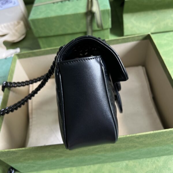 GUCCI MARMONT METELASSE MINI BAG 446744 DTDFV 1000 - Image 9