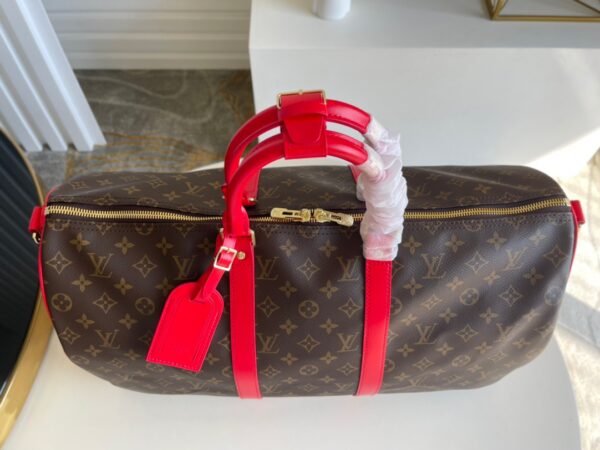 LOUIS VUITTON KEEPALL BANDOULIÈRE 50 RED M44740 - Image 7