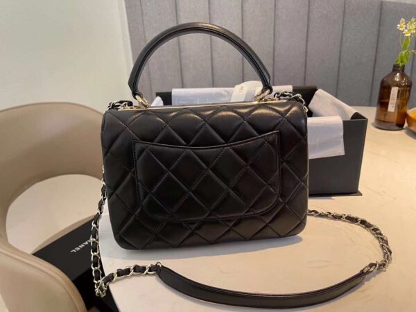 CHANEL CC TRENDY BAG BLACK 25CM - Image 6