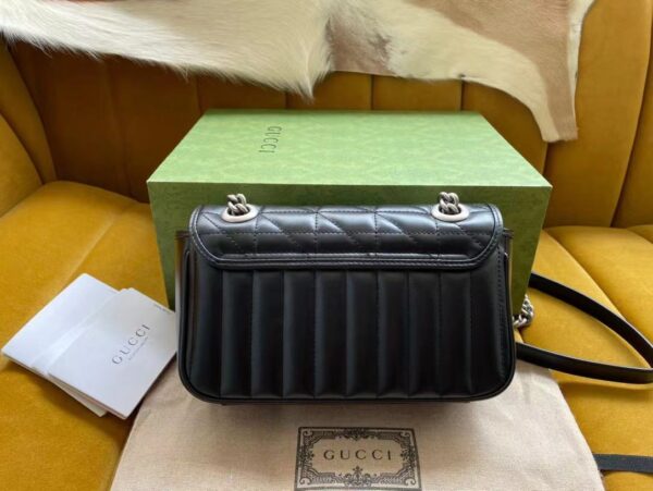 GUCCI MARMONT MINI SHOULDER BAG 446744 UM8AN 1000 - Image 2