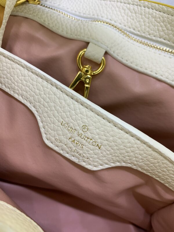 LOUIS VUITTON CAPUCINES BB CEDRAT YELLOW 27CM M59708 - Image 3