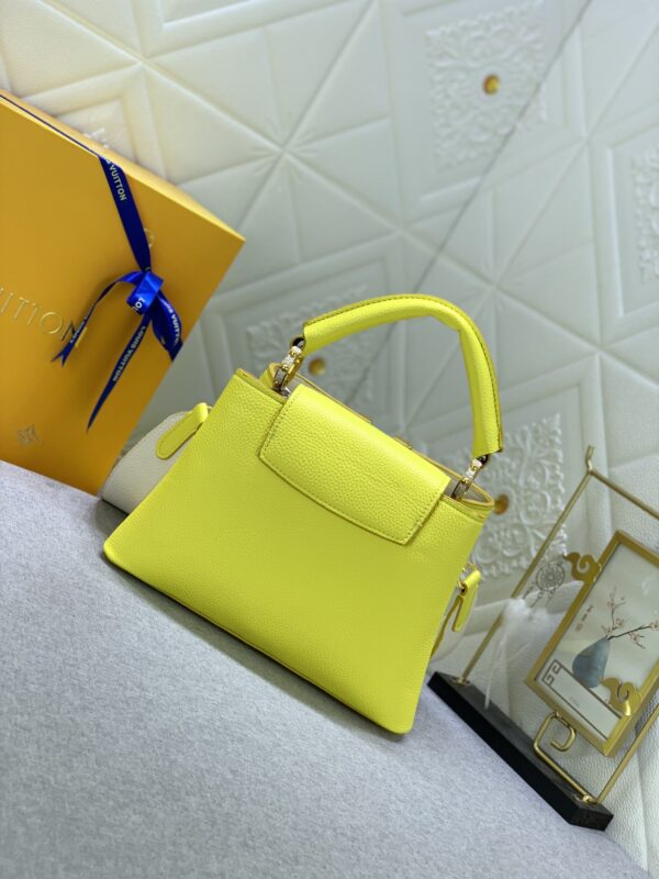 LOUIS VUITTON CAPUCINES BB CEDRAT YELLOW 27CM M59708 - Image 7
