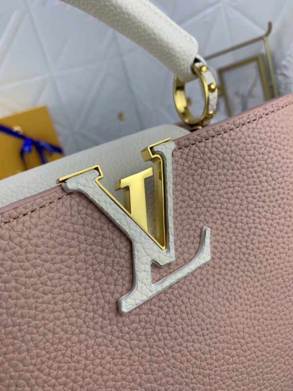 LOUIS VUITTON CAPUCINES BB TRIANON PINK 27CM M21045 - Image 6