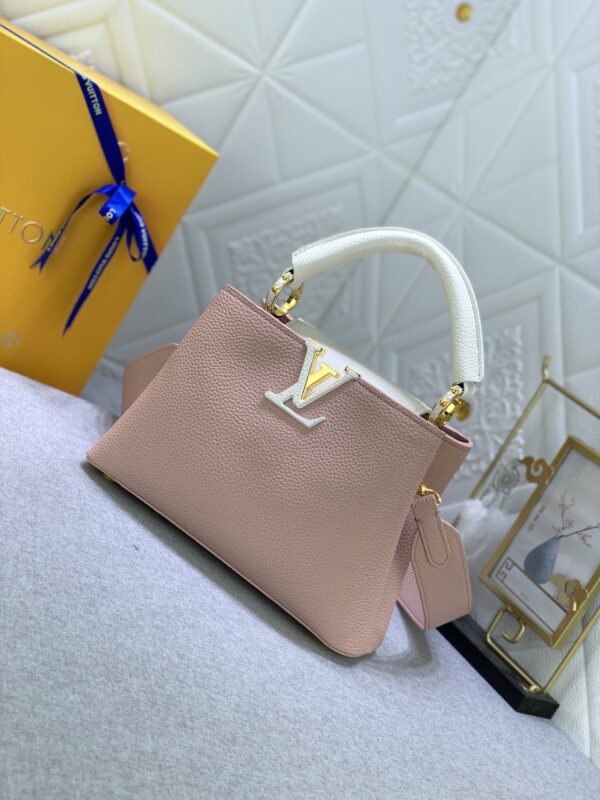 LOUIS VUITTON CAPUCINES BB TRIANON PINK 27CM M21045 - Image 5