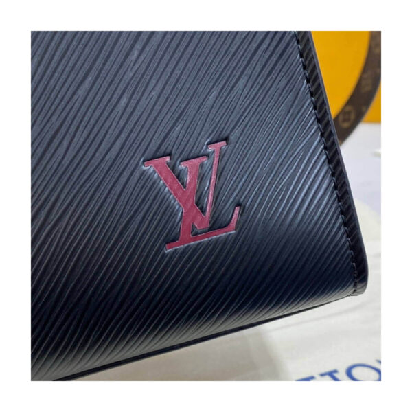 LOUIS VUITTON SAC PLAT BB 21CM BLACK M58660 - Image 6