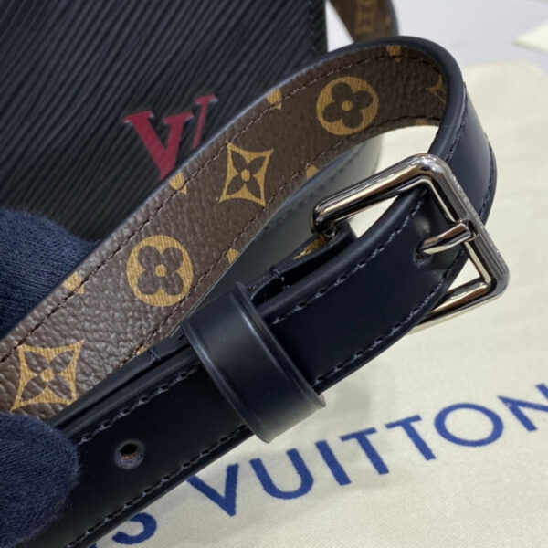 LOUIS VUITTON SAC PLAT BB 21CM BLACK M58660 - Image 3