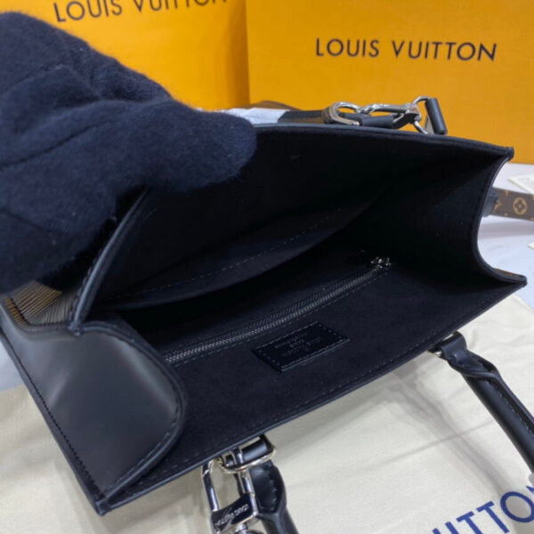 LOUIS VUITTON SAC PLAT BB 21CM BLACK M58660 - Image 2