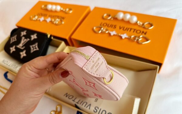 LOUIS VUITTON MINI POCHETTE ACCESSOIRES PINK 15.5CM - Image 5