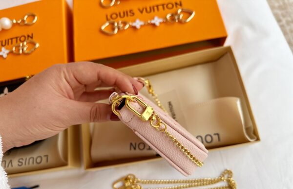 LOUIS VUITTON MINI POCHETTE ACCESSOIRES PINK 15.5CM - Image 4