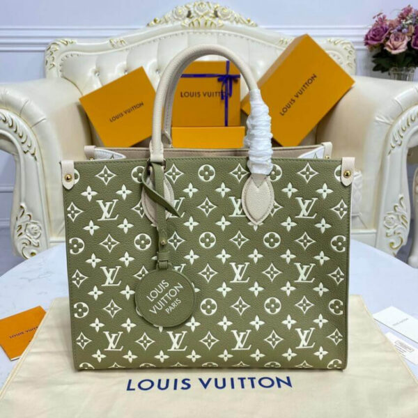 LOUIS VUITTON ONTHEGO MM 35CM GREEN M46060 - Image 9