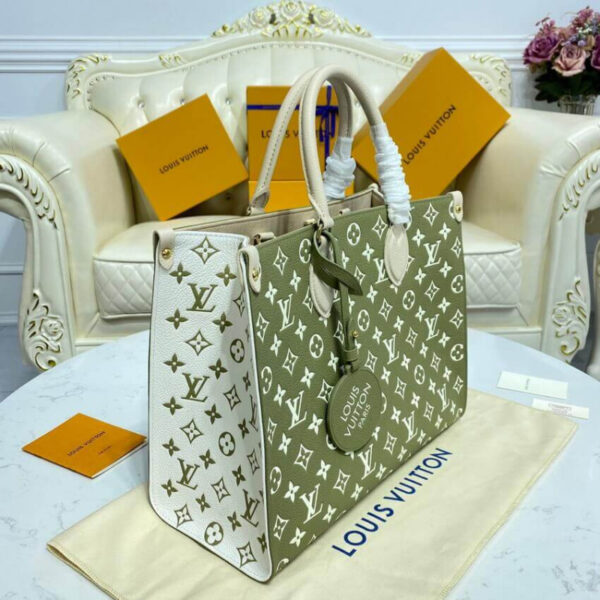 LOUIS VUITTON ONTHEGO MM 35CM GREEN M46060 - Image 8