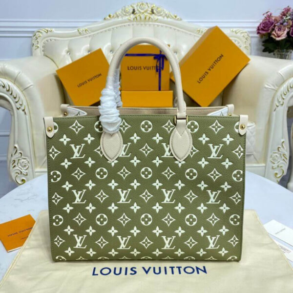 LOUIS VUITTON ONTHEGO MM 35CM GREEN M46060 - Image 6
