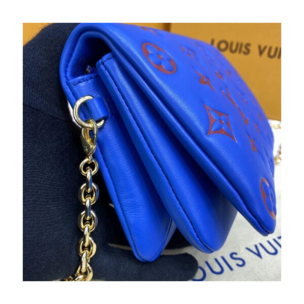 LOUIS VUITTON POCHETTE COUSSIN BLUE M80742 - Image 7