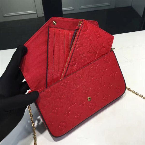 LOUIS VUITTON F'LICIE POCHETTE RED M63700 - Image 3