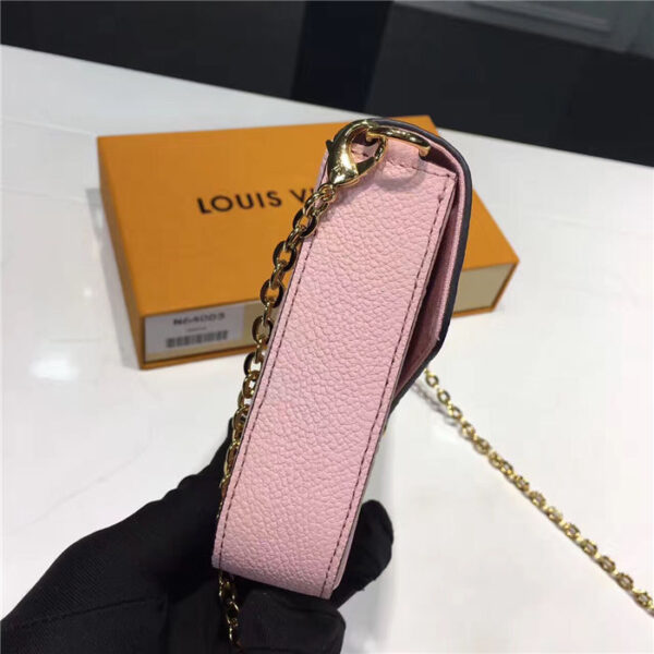 LOUIS VUITTON FÉLICIE POCHETTE ROSE PINK M67856 - Image 3
