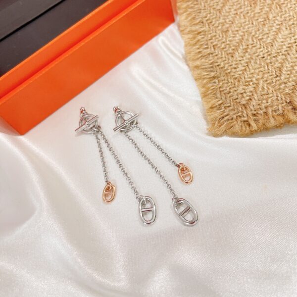 HERMES NEW FARANDOLE EARRINGS - Image 7
