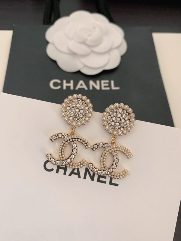 CHANEL CC EARRINGS - Image 5