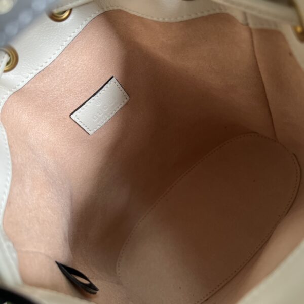GUCCI DIANA MINI BUCKET BAG WHITE 25CM 724667 UAAAY 9058 - Image 4