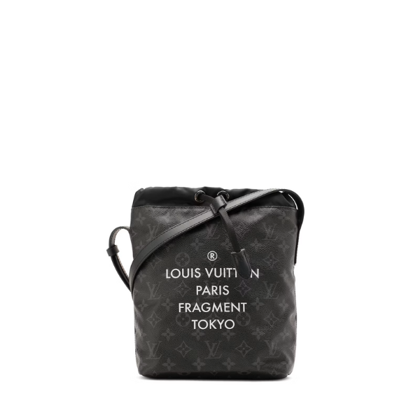LOUIS VUITTON X FRAGMENT NANO BAG MONOGRAM ECLIPSE BLACK 26CM
