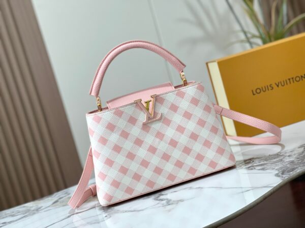 LOUIS VUITTON CAPUCINES PINK 32CM M20717 - Image 10